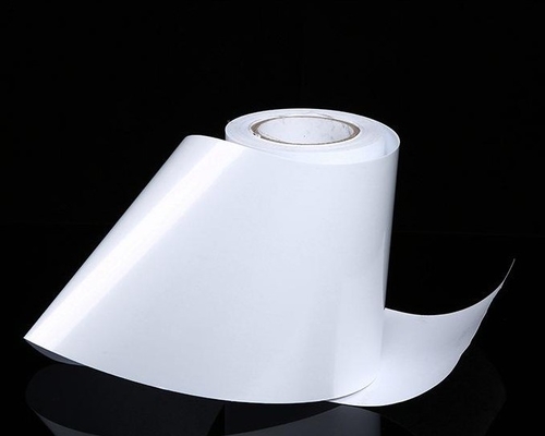 Colle acrylique matérielle brillante blanche de l'étiquette WG4833 adhésive de pp