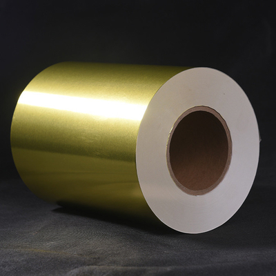 Colle d'or lumineuse de l'eau du papier d'aluminium WG6433 avec le revêtement blanc d'auto-collant