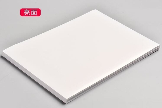 90g papier à jet d'encre brillant papier à jet d'encre brillant papier photo adhésif papier photo liner vitreux blanc