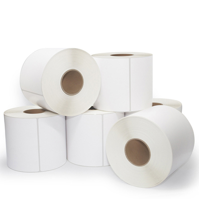 Autocollant thermique en blanc 100 mm*50 mm rouleau d'autocollant thermique papier thermique haut