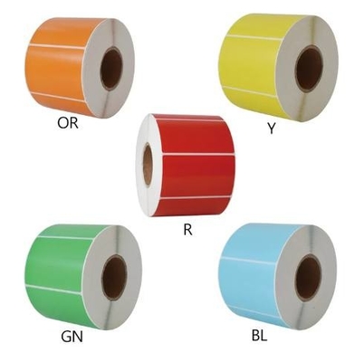 Étiquette thermique imprimée directe couleur autocollant Étiquette couleur haut autocollant thermique