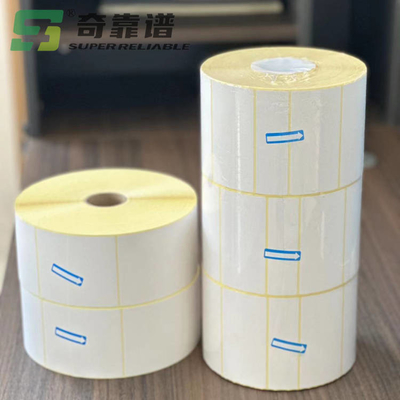 Étiquette thermique blanche de papier adhésif thermique sans BPA pour le marché européen