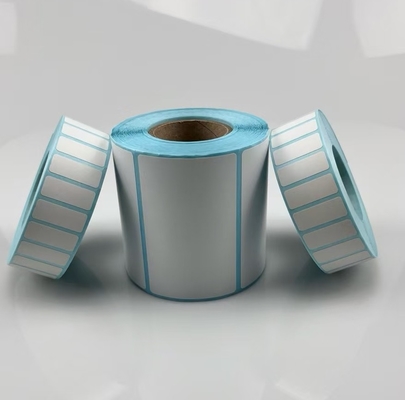 Autocollant thermique direct DT Autocollant pour l'impression de codes à barres avec revêtement en verre bleu