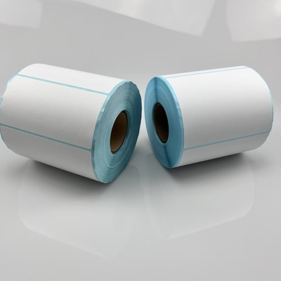 Autocollant thermique direct DT Autocollant pour l'impression de codes à barres avec revêtement en verre bleu