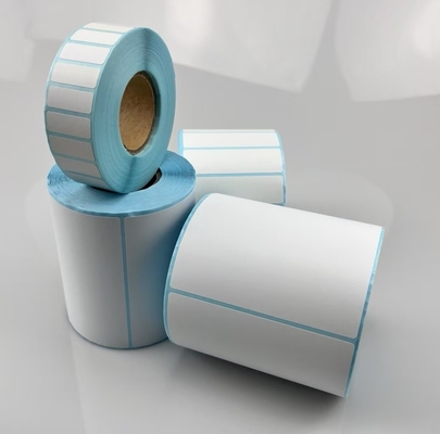 Autocollant thermique direct DT Autocollant pour l'impression de codes à barres avec revêtement en verre bleu