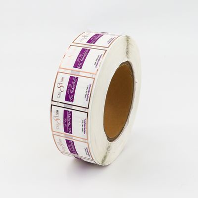 Certificat ISO Cosmétiques personnalisés étiquette Imprimé Étiquette de toilette étiquette adhésive