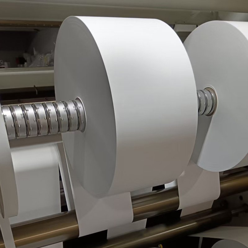 75um 75mic PP Mat papier synthétique Film adhésif Étiquette Matériau pour la fabrication d'étiquettes alimentaires