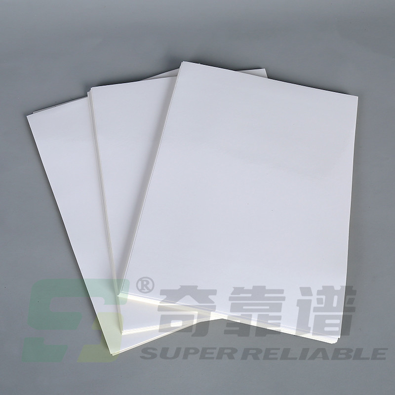 HM0211 Adhésif pour étiquettes en papier sans bois, adapté à l'impression par jet d'encre, à l'impression au laser sur feuille