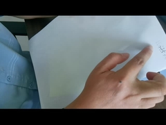 WG4533 revêtement acrylique d'auto-collant de blanc de colle de l'espace libre BOPP 50um