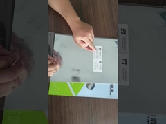 Revêtement blanc d'auto-collant de colle d'acrylique de Mentalized Bright Silver BOPP du modèle WG4633