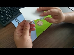 Papyrus adhésif destructeur Autocollant en papier fragile avec revêtement en verre WGYB27